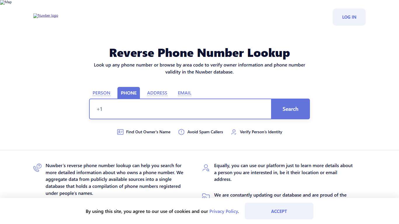Reverse Phone Number Lookup Nuwber